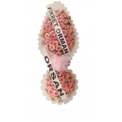 PEMBE ÇİFTLİ ÇELENK